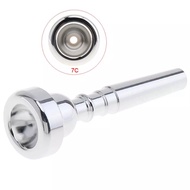 7C Size Trumpet Mouthpiece Silver Plated Trumpet Mouth Mouthpiece Music