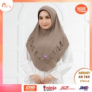 Instant Bergo Hijab Pet Antem Stella Premium Material AR 789 by Arrafi Hijab Official
