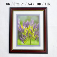 Wood Photo Frame Size 8R / 8"x12" / A4 / 10R / 11R  (made in Malaysia)