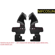 [READY STOCK] TOYOTA HILUX 2011" ~ 2015 RADIATOR DEFLECTOR 53293-0K050 (RH), 53294-0K050 (LH)