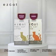 Ez Cat - Tofu Cat Litter Bundle 7 Litter Tofu Cat Matcha Variant mango
