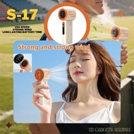 S-17 KIPAS TANGAN Ice Sejuk 2000mAh Heavy Battery 5 Gears Wind Speed Cooling Mini Fan Portable Handh