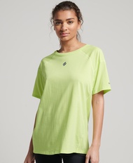 Superdry Run Ss Tee-Lime Yellow
