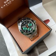 Coach kent steel quatze watch 44mm 男士石英手錶時尚手表鋼帶表