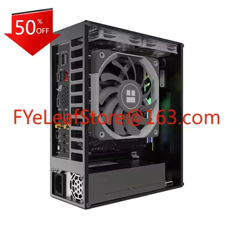 Suitable for Lzmod 4-liter mini A24-V3 2.0 nuclear display 1u power supply itx chassis, all aluminum