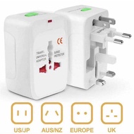 🔥SG SELLER🔥Universal Compact Travel Adapter with USB Charging Wall Plug