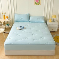 Nệm Chống Thấm nước bảo vệ trơn đàn hồi màu Ra Bọc Nệm đơn/siêu đơn/đôi/Nữ Hoàng/Vua/Cỡ Đại