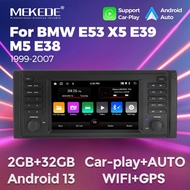 MEKEDE Android 13 Car Radio For BMW E53 X5 E39 M5 E38 1999-2007 Car Multimedia Player Autoradio WIFI