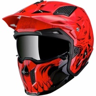MT HELMET STREETFIGHTER A5 DARKNESS MATT RED