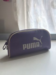 正版 復古 vintage PUMA 紫色 筆袋 化妝袋