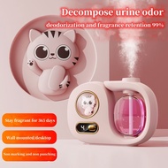 RNXQ New home scent air freshener cat pet automatic aroma diffuser LED display incense perfume essen