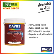 DAVIES Paint White (GALLON) - Flat Latex, Gloss Latex, Semi Gloss Latex, Flatwall Enamel, QDE