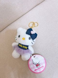 💜 紗裙牛仔布造型Hello Kitty毛公仔鎖匙扣掛飾 🎀 蝴蝶結手袋書包掛件三麗鷗飾物䓀蒂貓毛絨玩具玩偶 🧸 Sanrio jeans dress cosplay plushie doll cha