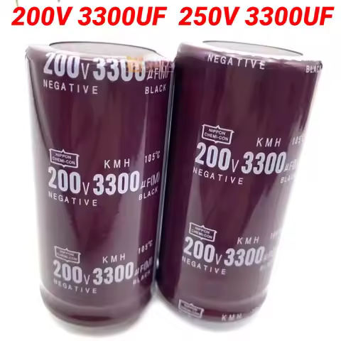 1-20PCS Japanese 250v3300uf electrolytic capacitor 200V 3300uf250V spot welding machine capacitor el