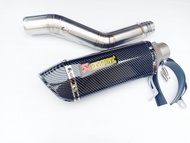 ชุดท่อสลิปออน BENNELLI TNT300 (เบเนลลี่ ทีเอ็นที300)แสตนเลสเกรด 304 อย่างดีสวมปลายท่อแต่งขนาด 2 นิ้ว