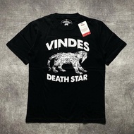 VINDES X TEENAGE DEATH STAR Tshirt - VINDES DEATH STAR BLACK Official Merchandise / Original Product