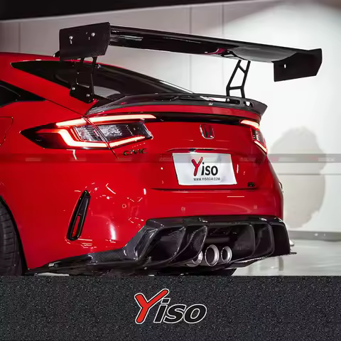 Suitable for Civic 11 FL5 TYPER Modified BIG Wing carbon fiber tail FL5 FL5 TYPER APR GTC250 tail wi
