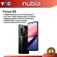 Nubia Focus 5G 16(6+10)GB+256GB Smartphone | 108MP AI Camera | 6.6" HD+ 120Hz | 5000mAh 22.5W Fast C