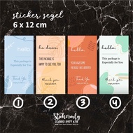 SEAL STICKER / SEAL STICKER PACKAGING THANK YOU 03