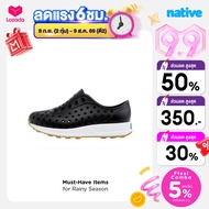 Native รองเท้ากันน้ำเด็กเล็ก EVA รุ่น Robbie Jiffy Black/Shell White/Mash Speckle Rubber
