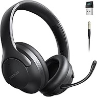 Picun Wireless Gaming Headsets with Active Noise Cancelling, 2.4Ghz/Bluetooth Over Ear Headphones wi