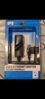 USB ETHERNET ADAPTOR (可Laptop直接連線modem，比wifi快好多）