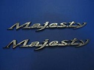 中古良品 山葉 馬車 Yamaha Majesty 125 原廠 車貼 貼紙 電鍍 立體 車殼字母 5GM-2173B