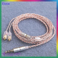 Eioce HiFi Earphone Upgrade Cable MMCX 3.5mm 1.2m Plated Core Cable For Sennheiser IE200 IE300 IE600