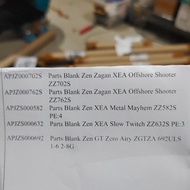 Original carbon zen zagan fishing rod set, just blank