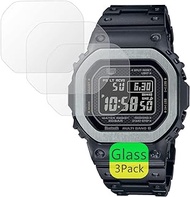 Aemus Compatible for Casio GMW-B5000 Tempered Glass Screen Protector (3 Pack) Compatible for G-Shock GW-5000 Series Protector