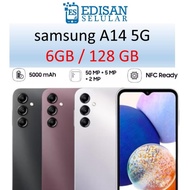 Smartphone Samsung Galaxy A14 5G Ram 6Gb+6Gb internal 128GB GARANSI