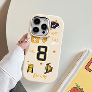 Trendy Lakers No. 8 jersey Case For VIVO Y17 Y15 Y15S Y15A Y15C Y12 Y3S Y11 Y20 Y20S Y20A Y12S Y36 Y