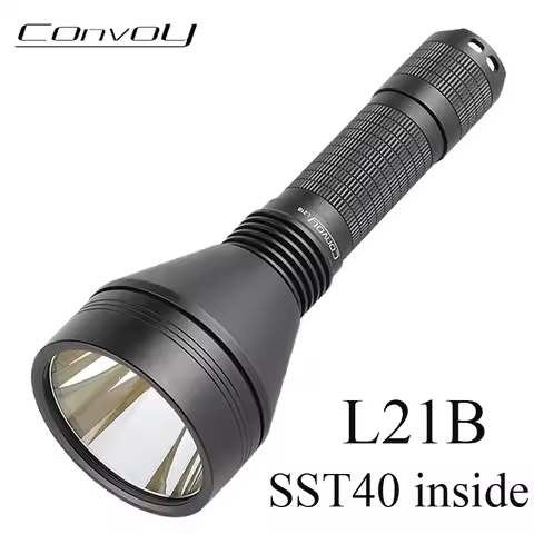 Convoy L21B Lumens SST40 Led 21700 Flashlight Lightweight Long Range High LED Super Bright Powerful 