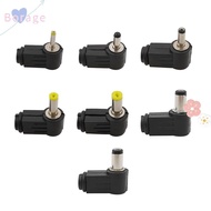 BORRAONE DC Power Male Plug, Socket 5.5x2.1mm 5.5x2.5 mm 90 Degree Welding Connector, DC Power Male 
