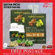 Sacha Inchi Oil Incha Organic 60 Soft Gel (Halal) Beli Lebih 2 Botol UNICORN BAG