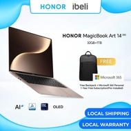 【𝟮𝟬𝟮𝟱 𝗡𝗲𝘄】HONOR MagicBook Art 14 2025 32GB RAM 1TB SSD Intel Core Ultra 7 255H OLED Laptop