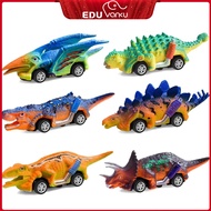 Dinosaur Toys Car for Kids Boys 3 4 5 Years Old 6 Pack Jurassic Dinosaur Monster Designed Pull Back Vehicles Collectable Party Favor Toys Gifts for Boys Girls