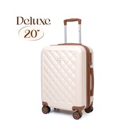 HUGE กระเป๋าเดินทาง รุ่น Deluxe ขนาด 20 24 29 นิ้ว กระเป๋าเดินทางล้อลาก กระเป๋าเดินทางเฟรมซิป 4 ล้อ 