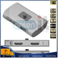 HDTV-Compatible Switch 4K 60Hz, 2.0 Switcher Out Bi-Directional Splitter UHD 3D