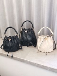 Tory Burch Fleming soft bucket bag handbag slingbag
