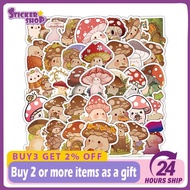 60PCS Mushroom Friend Sticker Cartoon Graffiti Kindergarten Boy Girl Reward Sticker