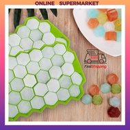 Household Ice Cube Tray With Cover Baby Food Maker Silicone Ice Cube Maker Ice Cube Mold Ais Tray Be
