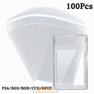 GILDAI 100 Sheets PSA BGS Card Brick Film, Waterproof Strong PSA BGS Slab Sleeve,  Transparent Durab