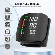 LED Screen Monitor Features Rechargeable Digital Wrist Blood Pressure Monitor