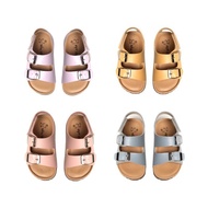 Katimu shop Modern unisex Children's Sandals simple suade acapella Color 4 Years Old