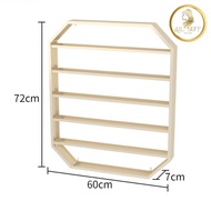 ชั้นวางของโชว์สินค้า ชั้นวางของ ชั้นวางของติดผนัง เก็บของเพื่อโชว์ ร้านเสริมสวย ที่เก็บของ shelf for