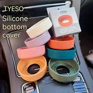 TYESO Universal Water Bottle Silicone Coaster Base Cover Durable Anti-Slip Cover Cup Protector Mug S