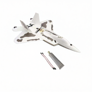 เครื่องบินโมเดลควบคุมระยะไกล F22 Raptor 64mm ลำตัวยาว เครื่องยนต์แบบมีท่อข้าง 2 ข้าง เครื่องบินยุทธว