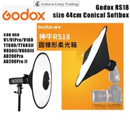 Godox RS18 Conical Softbox for Camera Flash Speedlite TT600/TT685II/V850II/V860III/V1/AD100Pro/AD200
