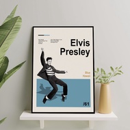Elvis Presley Poster - Blue Hawaii Cover FrameblockAlbum